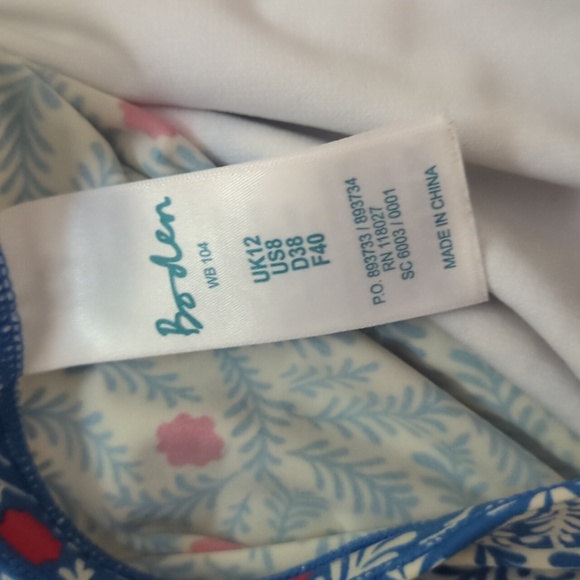 Boden US Sz8 Tankini Halter Swimsuit - Picture 3 of 6